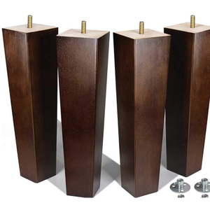 Patas de sofá de madera fuertes y resistentes cónicas rectas de mediados de siglo para muebles, comedor, pata de silla de Hospital - Product Image 6