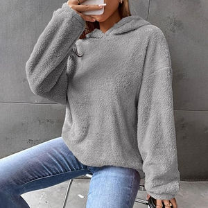 Sweat à capuche en sherpa pour femme, sweat à capuche avec personnalisation complète, meilleur prix, sweat à capuche en sherpa pour femme - Product Image 4