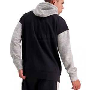 Trendy Plus Size Men Drop Shoulder Hoodies Último estilo Precio al por mayor Basics Drop Shoulder Hoodies - Product Image 2