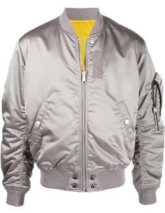 Chaqueta de bombardero Softshell personalizada precio al por mayor para hombre invierno talla grande satén estilo béisbol diseño Reversible - Product Image 2