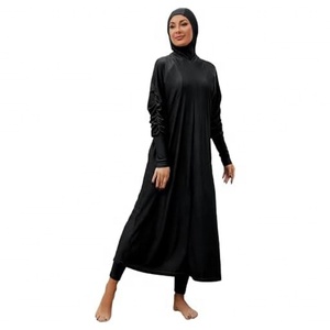Traje de Baño Islámico Ligero y Modesto para Mujer, Manga Larga, Cobertura Completa - Product Image 5