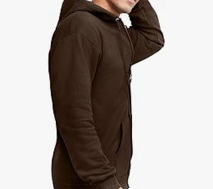 Vente en gros de sweat à capuche en coton épais avec fermeture éclair OEM sweat à capuche uni vierge à épaules tombantes avec fermeture éclair pour hommes - Product Image 4