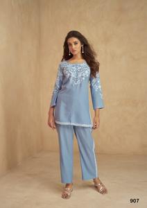 ชุดสายด้ายทำจากผ้าเรยอนสำหรับเสื้อผ้าอินเดียและปากีสถาน - Product Image 3