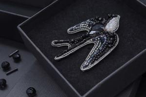 Perles de rocaille à la mode broderie sangle sac breloques avec Design moderne perles de rocaille perlée sangle sac breloques pour sacs personnalisés - Product Image 3