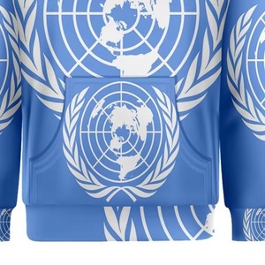 Sudaderas con capucha sublimadas para hombres y mujeres Tela transpirable ligera con sudaderas con capucha de sublimación de tinte sin costuras con mangas completas - Product Image 4