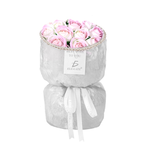 Bouquet Artigianale di Rose Eterne Profumate con Colori Sfumati per San Valentino - Product Image 1