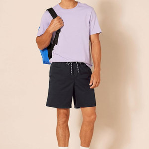 Pantalones cortos deportivos de secado rápido de alta elasticidad 2 en 1 con cintura elástica y bolsillo lateral para correr - Product Image 4