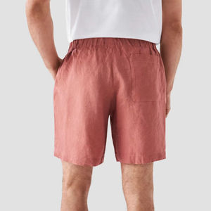 Vente en gros de shorts d'été personnalisés pour hommes 100% coton éponge française motif uni Streetwear mode style décontracté - Product Image 3