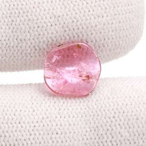 Colgante de pulsera de cabujón liso plano de piedras preciosas sueltas de turmalina Rosa Natural con joyería preciosa de corte facetado elegante - Product Image 3