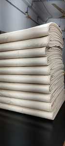 Telas de Seda Muga Azul Oscuro Hechas a Medida, Tejido Liso para Diseñadores de Ropa de Boda y Tiendas de Suministro de Telas para Reventa - Product Image 6