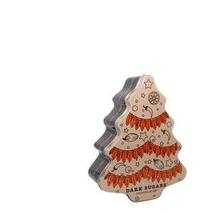 Cute Cartoon-pattern Tinplate Storage <b>Tins</b> with Screw Cap for Christmas Party Favors <b>Chocolate</b> Packaging & Home Decor Display - Product Image 5