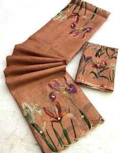 Sari tradicional de la Boutique India Showstopper Precioso diseñador Último Sari llamativo Fiesta exclusiva Ropa nupcial Aspecto rico - Product Image 1