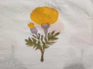 New Beautiful Hand Block Print <b>Fabric</b> Handmade Decorative Floral Print <b>Fabric</b> <b>Indian</b> Jaipuri Print <b>Fabric</b> - Product Image 3