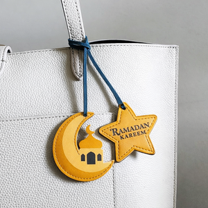 Cadeaux Souvenirs Premium, Conception Personnalisée, Pendentif Sac en PU, Charmes du Ramadan, Cuir - Product Image 2