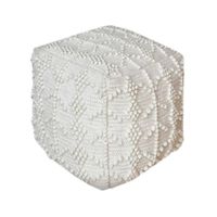 Pouf ottoman moderne en coton imprimé fait main de luxe, repose-pieds bas, siège pouf, décoration de salon, antistatique, personnalisable pour mariage