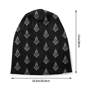 Gorro de Punto Negro con Logotipo Personalizado de la Francmasonería, Transpirable e Impermeable, para Adultos Unisex - Product Image 6