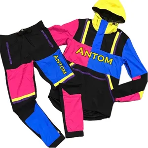 Vêtements de sport vierges personnalisés 100% survêtement en polyester survêtement de jogging en gros pour hommes fabriqués par Antom Enterprises