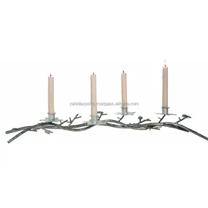 Luxury <b>Black</b> Metal Candle <b>Holder</b> for Modern Living Rooms Exclusive Handmade Aluminum <b>Candlestick</b> <b>Holder</b> Custom Shape Christmas - Product Image 6