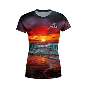 Camisetas extragrandes de verano de alta calidad para mujer y Unisex de talla grande Logotipo de algodón liso Diseño unisex con estampado pesado - Product Image 2