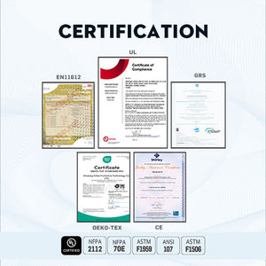 Pakaian Kerja Anti Api, Anti Api Menyala, Reflektif, Antistatik, Seragam FR untuk Manufaktur, <span class=keywords><strong>Coverall</strong></span> - Product Image 6