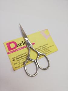 Tijeras Cosméticas Multiusos de Acero Inoxidable, Tijeras de Manicura, Tijeras para Cortar Hilo de Bordar, Tijeras Pequeñas para Coser - Product Image 2