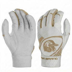 Gants de frappe de baseball en cuir de chèvre pour hommes, haute qualité, poignée souple, respirants, personnalisables, pour commande en gros à prix de gros - Product Image 6