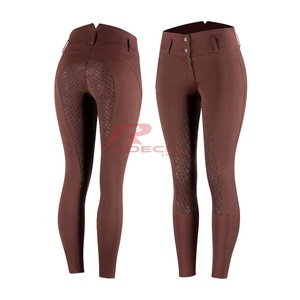 Pantalones de montar para hombre con logotipo personalizado, venta al por mayor, innovadora tecnología de agarre a la rodilla, ligero, transpirable, elegante, ecuestre - Product Image 4