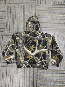 Sweat à capuche camouflage Real Tree pour homme de qualité supérieure, doublé en polaire épaisse, imprimé streetwear, pull de chasse, imprimé intégral, veste camouflage - Product Image 2