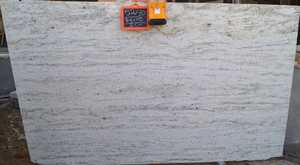 Andromeda granit blanc superbe design moderne pierre naturelle polie de l'Inde grandes dalles et carreaux pour comptoirs villas - Product Image 2