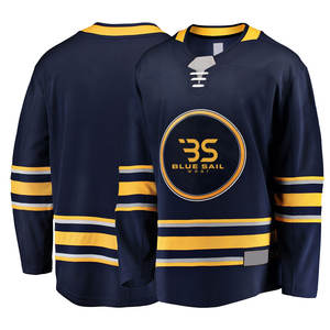 Jersey de Hockey sobre Hielo con Cuello Redondo, Corte Clásico para Hombre, Entrenamiento y Competición, Jersey de Hockey sobre Hielo de Alta Calidad con Cuello Redondo - Product Image 1