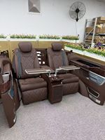 Sièges aérospatiaux de luxe Enz V Class pour MPV, bus VIP ou fourgonnette, kit de coffre arrière avec fonction de massage pour intérieurs de voiture