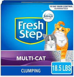 Litière agglomérante pour chat Fresh Step, multi-chat, litière pour chat à contrôle avancé des odeurs longue durée avec charbon actif, 18.5 lb - Product Image 6