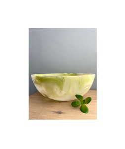 Tazón de resina epoxi duradero para servir cocina comedor elegante decorativo hecho a mano elegante único artístico moderno - Product Image 4