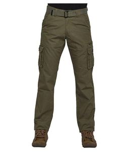 Pantalon cargo durable pour homme, design multi-poches, style robuste, aventures en plein air, travail, décontracté, usage quotidien, coupe droite, mi-longueur - Product Image 2