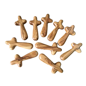 Wholesale Customizable Olive Wood Prayer Cross Hot Sale Wooden Decorative Cross for Business & Promotional <b>Gifts</b> - Product Image 2