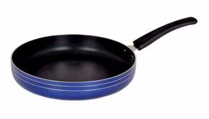 20cm Black <b>Non</b> <b>Stick</b> Fry <b>Pan</b> Stainless Steel Concave Surface Multi Size Home Kitchen Hotel Cooking Tool India Made - Product Image 2