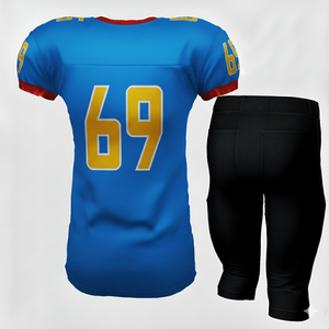 Nuevo Diseño Personalizado de Camisetas de Fútbol Americano, Uniformes Cortos 100% Poliéster Transpirable de Secado Rápido, Buen Precio, Ropa Deportiva Unisex - Product Image 5