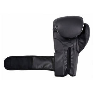 Guantes de Kick Boxing profesionales de cuero PU de alta calidad de 8oz con logotipo personalizado OEM con características de perforación para entrenamiento de artes marciales - Product Image 2