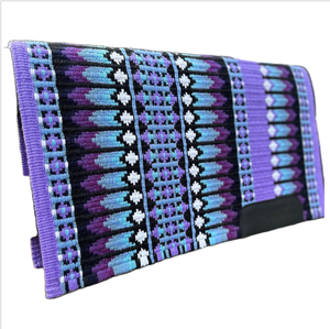 Almohadillas de lana tejida de Nueva Zelanda de alta resistencia con recortes para exhibiciones ecuestres - Ansh International WP41 Personalizable - Product Image 1