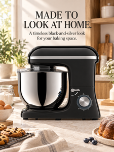 Robot pâtissier/mélangeur électrique grande capacité 8L, 1600W réglable, pour usage domestique <span class=keywords><strong>et</strong></span> commercial, batteur à œufs, stock transfrontalier disponible - Product Image 3