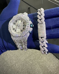 Diamante de busto automático, reloj VVS Moissanite, reloj de pulsera mecánico helado, reloj de diamantes de lujo, joyería de Hip Hop para hombres - Product Image 3