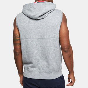 Camiseta sin Mangas con Capucha y Logotipo Personalizado de Alta Calidad para Hombre, 180 g/m², Tejido de Punto, Ropa Deportiva para Gimnasio con Diseño Transpirable - Product Image 4