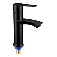 Robinet de lavabo économique en acier inoxydable, vente chaude, directement de l'usine, filtre, lavabo, robinet de salle de bain, robinet de lavabo chaud et froid