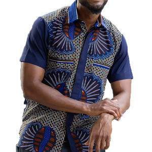 T-shirt en tricot de coton imprimé de grande taille pour hommes Chemises polo pour hommes de grande taille Chemise en coton et polaire - Product Image 2