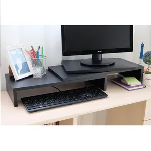 Ergonomic Multi-Purpose <b>Computer</b> Stand Monitor Riser with <b>Storage</b> - Product Image 1