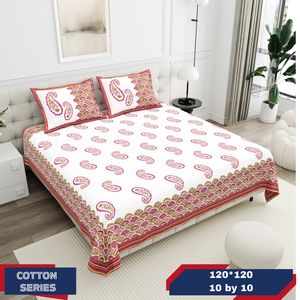 Ensemble combiné 2026 de qualité, drap de lit King Size en mélange de coton égyptien avec 2 taies d'oreiller, doux, durable et élégant - Product Image 3