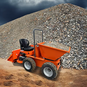 Mini Bétonnière Automotrice sur Chenilles à Essence pour Travaux de Construction - Product Image 2