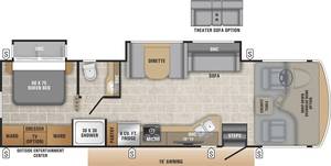 Autocaravana Usada Entegra Coach Vision 31V 2019, Ajustable, Tipo Camping Cruiser, con Techo Elevable, Una Habitación, Euro 6, para 4-6 Personas - Product Image 5