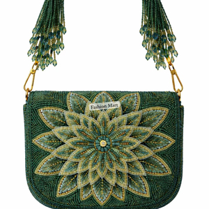 Luxury Handmade <b>Beaded</b> <b>Handbag</b> Floral Designer Evening Bag For Women - Product Image 1