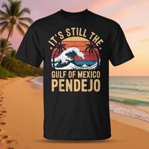 T-shirt con citazione di Pendejo Beach, promozionale sul Golfo del Messico: è ancora il Golfo del Messico - Product Image 3